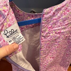 Lily Pulitzer Shift Dress Floral 6X